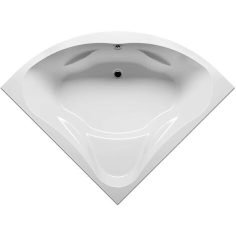 Baignoire d'angle acrylique RIHO NEO 150x150 cm-AAB2BD-Sans tablier-Gris-150 --