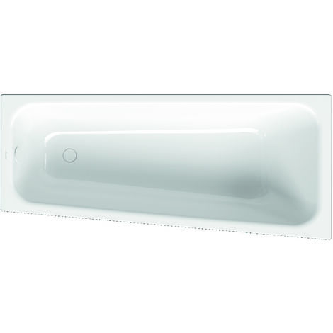 Baignoire d'angle BetteSpace S, 170x75cm, 1140, simple dos,