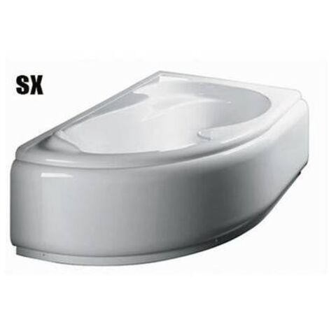 Baignoire d'angle coque mod. grâce avec panneau