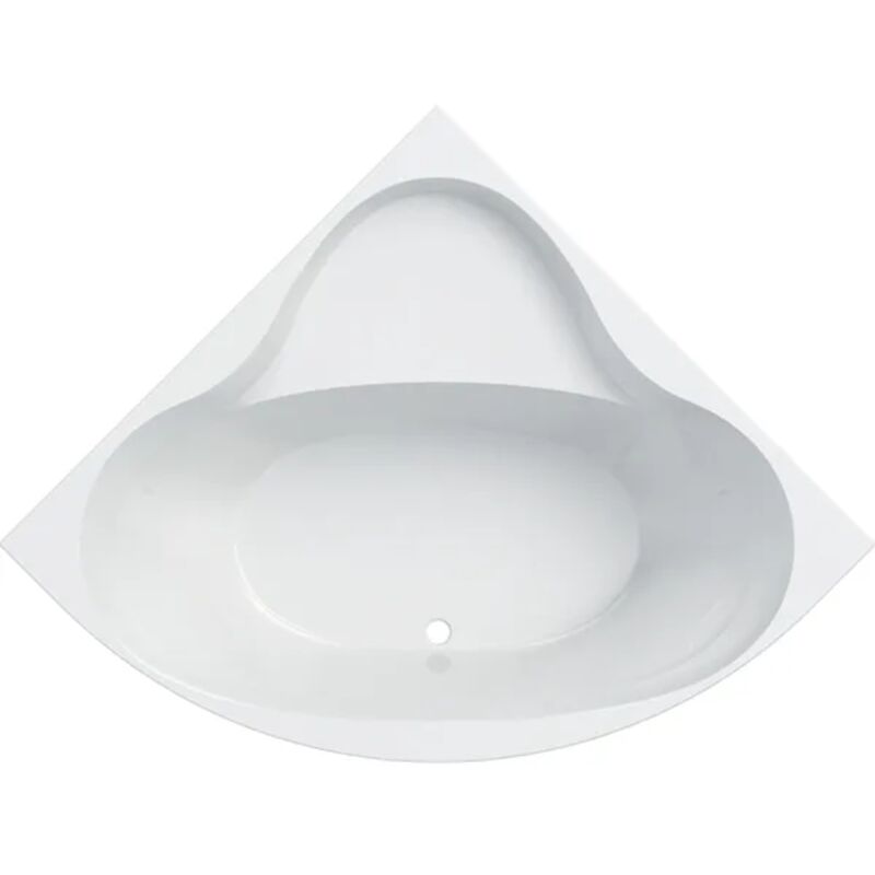 Baignoire d'angle GEBERIT Bastia - 140 x 140 cm - Avec tablier - 4065400000
