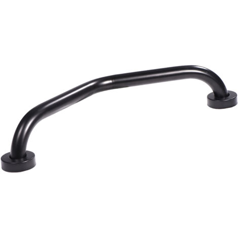 Baignoire de douche incurvée en acier inoxydable barre d'appui de sécurité porte-serviettes main courante de salle de bain murale
