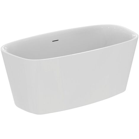 Baignoire double autoportante IS DEA avec vidange, 1500x750x610mm blanc