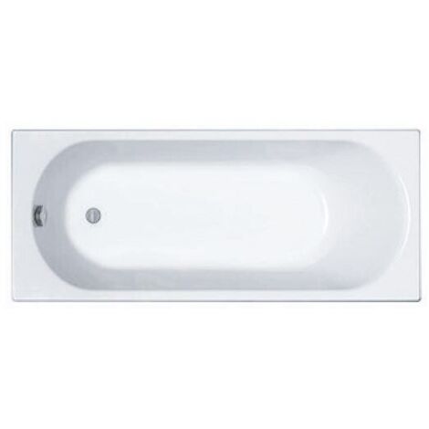 Baignoire droite 160 x 70 cm – Acrylique blanc – Contenance 180 L – Pieds réglables – XWP1260000 – Kolo By Geberit - PLUS 160 X