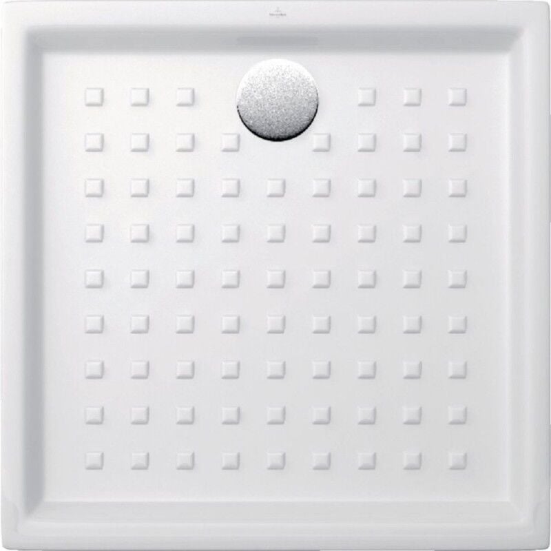 Receveur 90 x 90 Villeroy & Boch O.Novo céramique carré blanc
