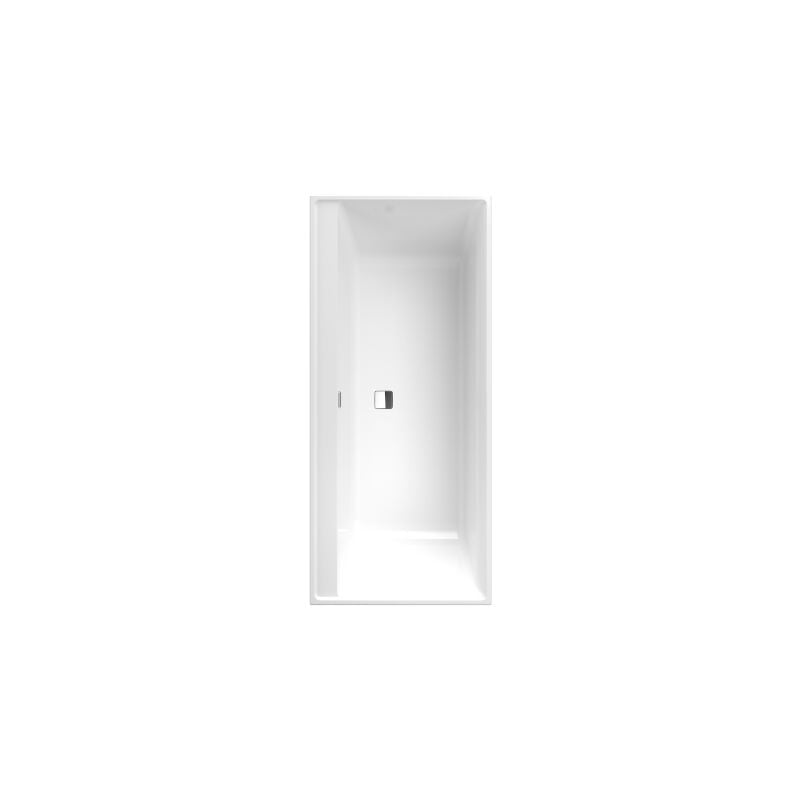 Villeroy&boch - Baignoire droite 160 x 75 villeroy et boch Collaro acrylique stone white trop plein chrome