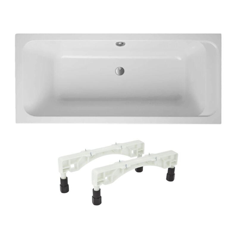 Villeroy&boch - Baignoire droite 170 x 80 villeroy et boch Architectura acrylique avec pieds