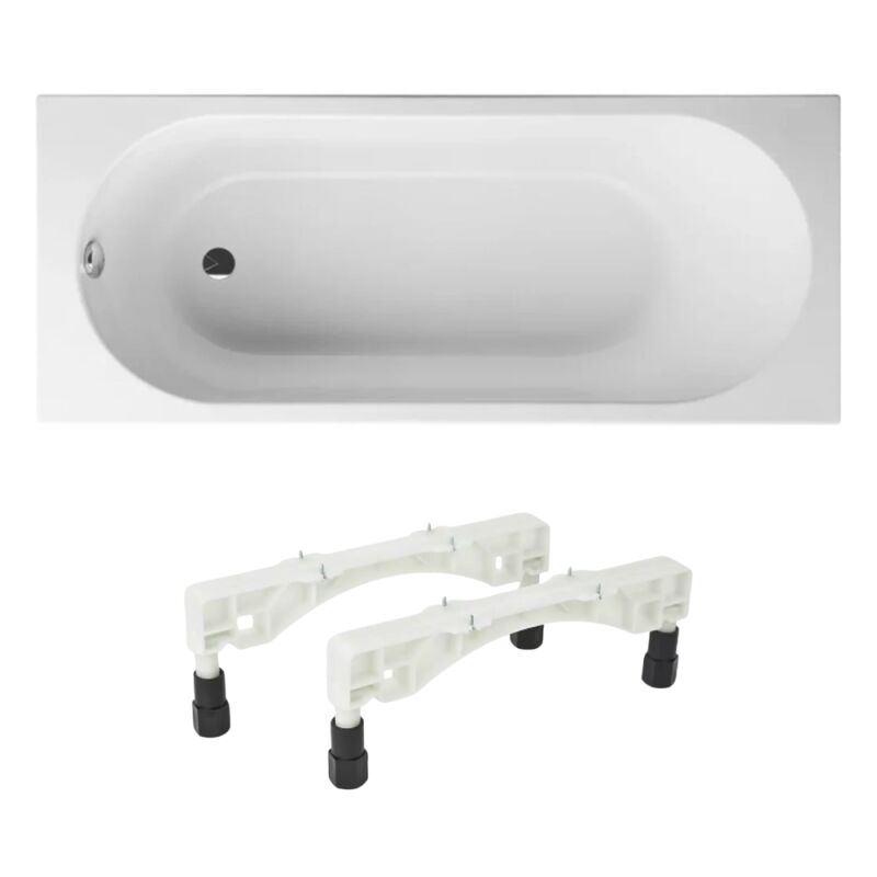Villeroy&boch - Baignoire droite 170 x 70 villeroy et boch o Novo Solo acrylique avec pieds