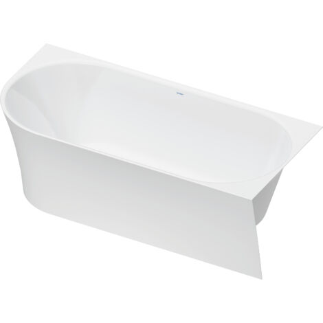 Baignoire Duravit DuraSenja, blanc, coin à droite,
