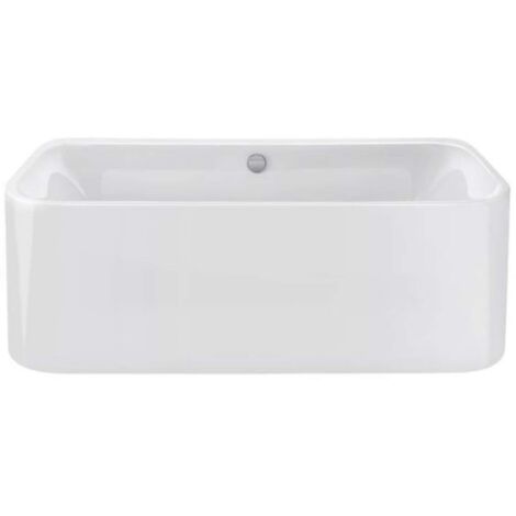 Baignoire en pose libre Duravit Happy D.2 Plus, 2 pentes de dos,