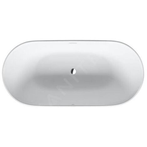 Baignoire en pose libre Duravit Luv, revêtement acrylique sans