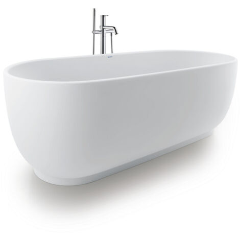 Baignoire en pose libre Duravit Luv, revêtement acrylique sans