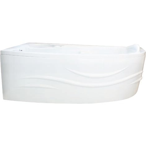 Baignoire FANY - Baignoire d'angle 135x135cm - ABS et Acryl renforcé 3mm - Blanc