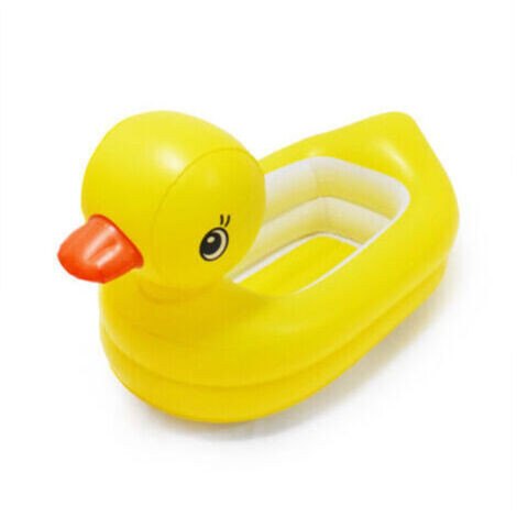 Baignoire gonflable pour bébé en forme de canard, portable, pour nourrissons et jeunes enfants, mini-piscine gonflable avec douche intégrée, pour garçons et filles.