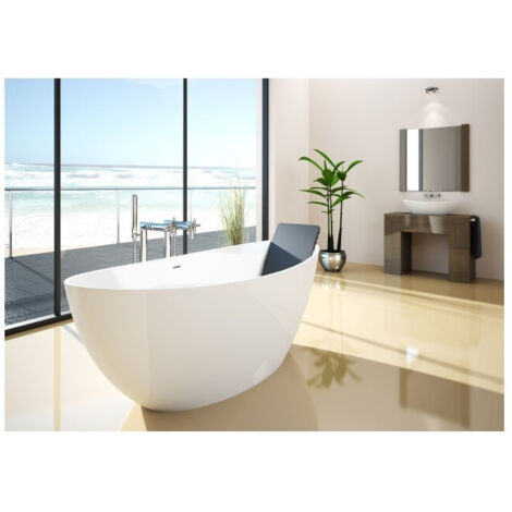 Baignoire Hoesch NAMUR 1800x800x450mm. Sur pied blanc