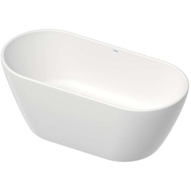 Duravit - D-Neo - Baignoire îlot, 160x75 cm, DuraSolid, ClickClack, blanc 700486000000000