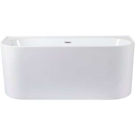 Baignoire îlot – 170 x 75 cm – Blanc brillant – OLIVIA