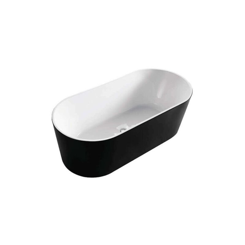 

Sanita - Bañera independiente Cleo en negro mate y en acrílico 150 cm