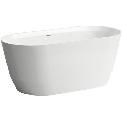 Baignoire LAUFEN PRO 1500 x 700 mm, sur pied blanc LAUFEN