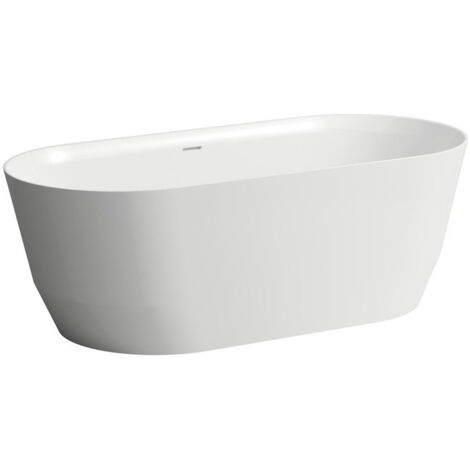 Baignoire LAUFEN PRO, 1650 x 750 mm, sur pied blanc LAUFEN