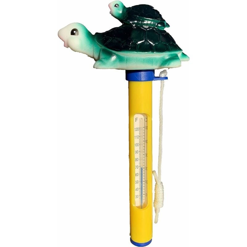 Baignoire miniature et Tilley Turtle piscine animaux flottants thermomètre bassin de baignoire mesure de la température de l'eau