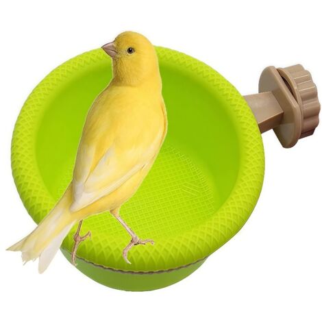 Baignoire multifonction pour oiseaux