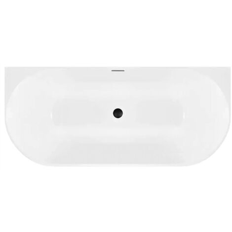 Baignoire Murale Rea Capri Slim 150 White Capuchon or brossé