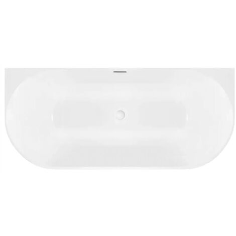 Baignoire Murale Rea Capri Slim 170 White Capuchon or brossé
