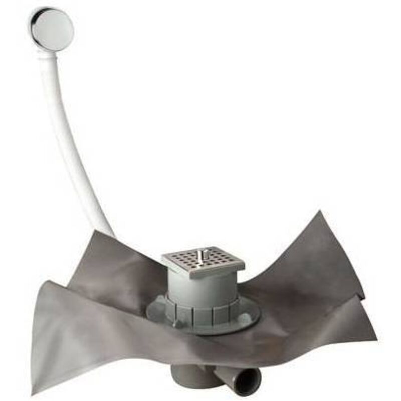 Omp Tea - Baignoire « no limits » avec grille, feuille et trop-plein