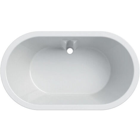 Baignoire ovale Geberit Bambini: B:51.5cm, Blanc alpin