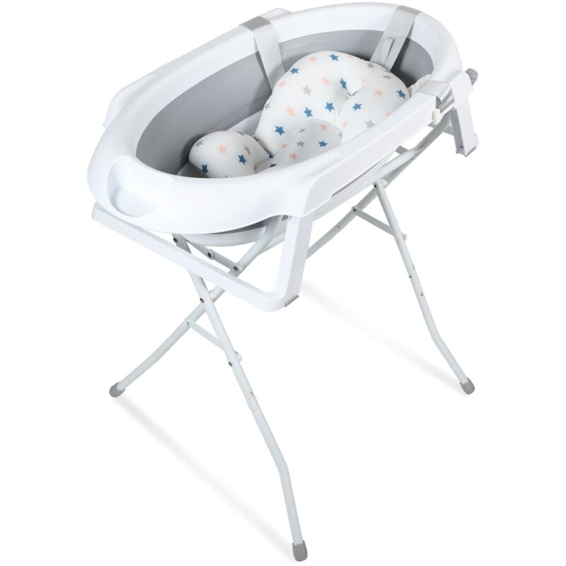 Baignoire pour bébé - baignoire pour bébé pliable avec et oreiller de bain - baignoire avec supportBaignoire pour bébé - baignoire pour bébé pliable
