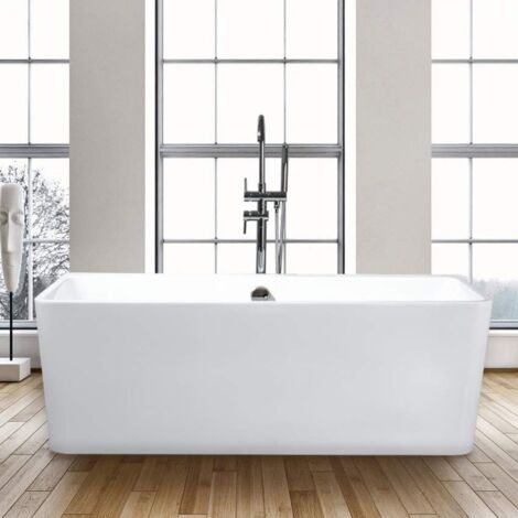 Baignoire rectangulaire autoportante Design moderne ICARIA