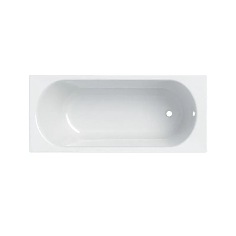 Geberit - Baignoire acrylique sanitaire rectangulaire bastia 160x70cm avec pieds