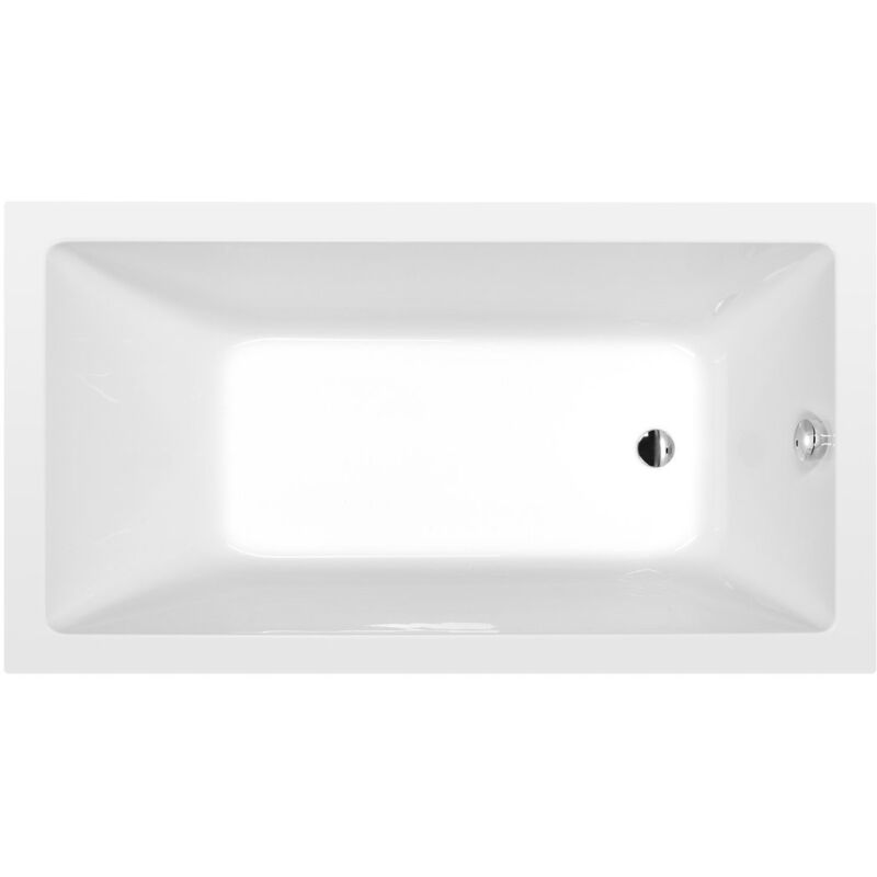 Polysan - Baignoire Rectangulaire noemi 160x80x39cm, Blanc