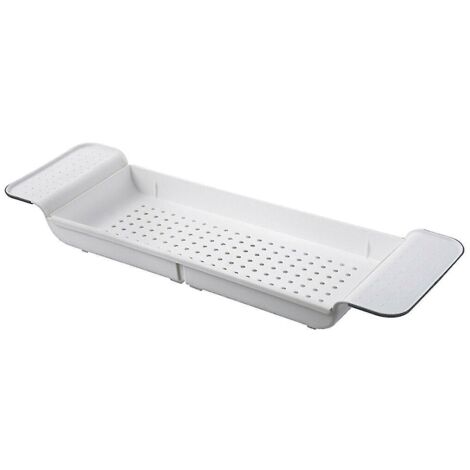 Baignoire réglable Rack de salle de bain Étagère Ranger Plateau Rangement Caddy Diy Ou
