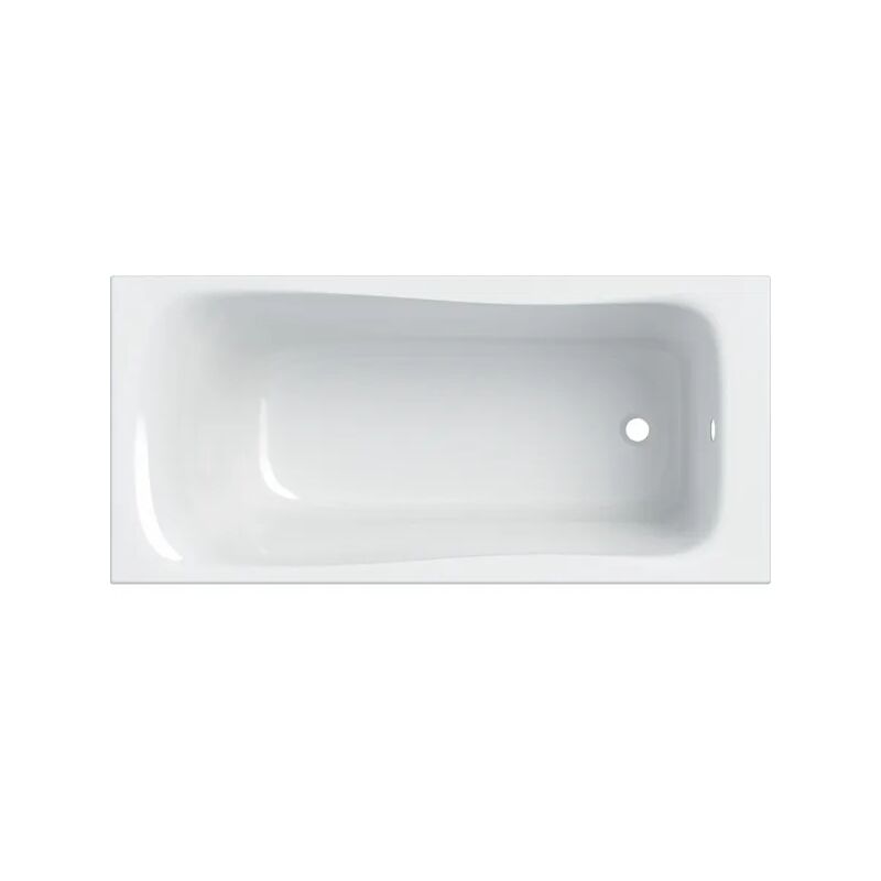 Baignoire acrylique sanitaire rectangulaire Geberit renova 150x70cm avec pieds Geberit