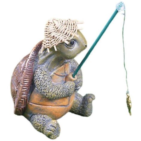Baignoire résine tortue durable, sculpture décorative extérieur anti-intempéries, figurine jardin cour résistante aux UV.