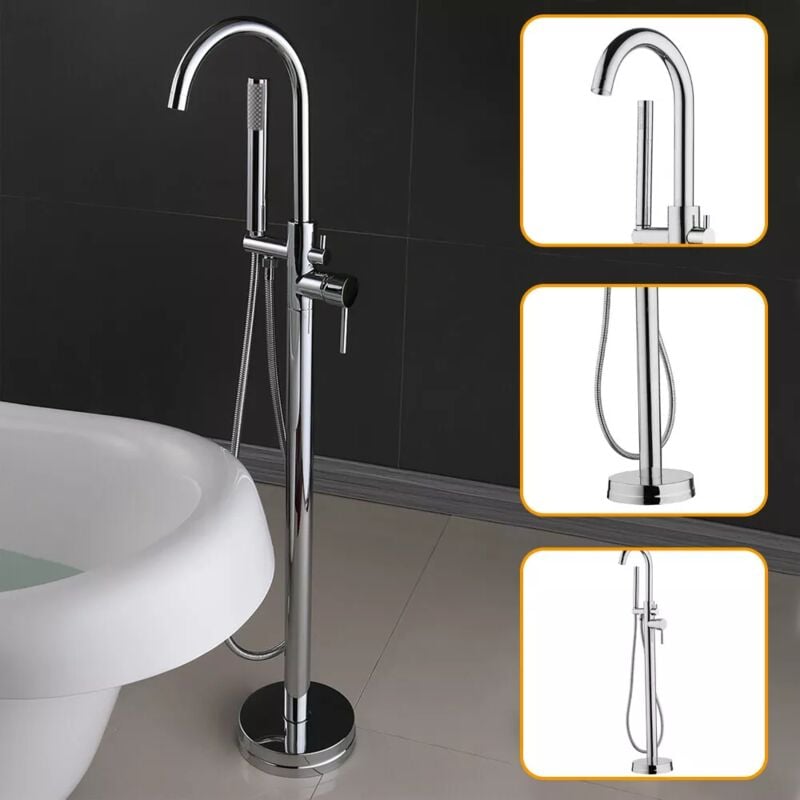 Baignoire Robinet autoportante rétro debout douche Nostalgie salle de bains baignoire robinet