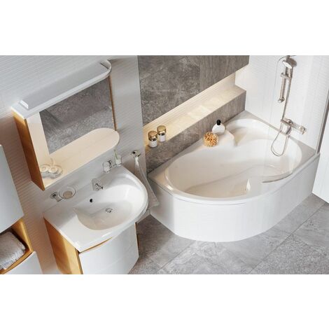 Baignoire Rosa I  Sans tablier - Droite - 150 x 105 cm