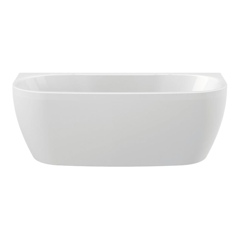 Leda - Baignoire semi îlot murale 170 x 75 Greta monoline