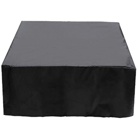 Baignoire spa piscine intérieure et extérieure couverture étanche et anti-poussière, housse de protection contre les feuilles, housse de protection pour table et chaise，argent，23123130cm