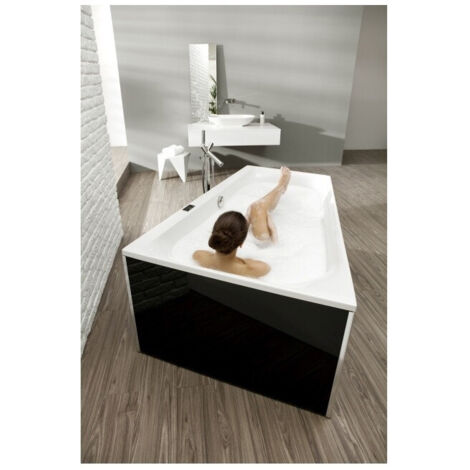 Baignoire trapézoïdale THASOS 1500x1000x490mm blanc