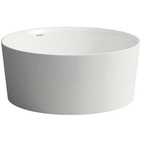 Baignoire VAL 1300 x 1300 mm, ronde, à poser blanc LAUFEN