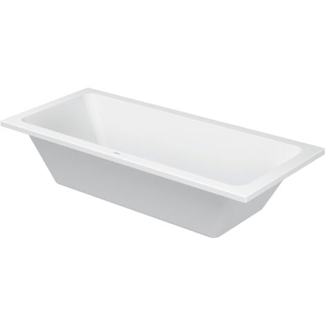 Baignoires Duravit D-Code, 1800x800mm, rectangulaire, à