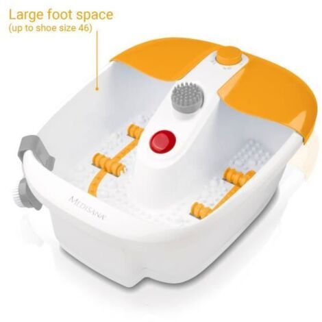 Bain de pieds à remous Medisana FS 883 blanc, orange S344281