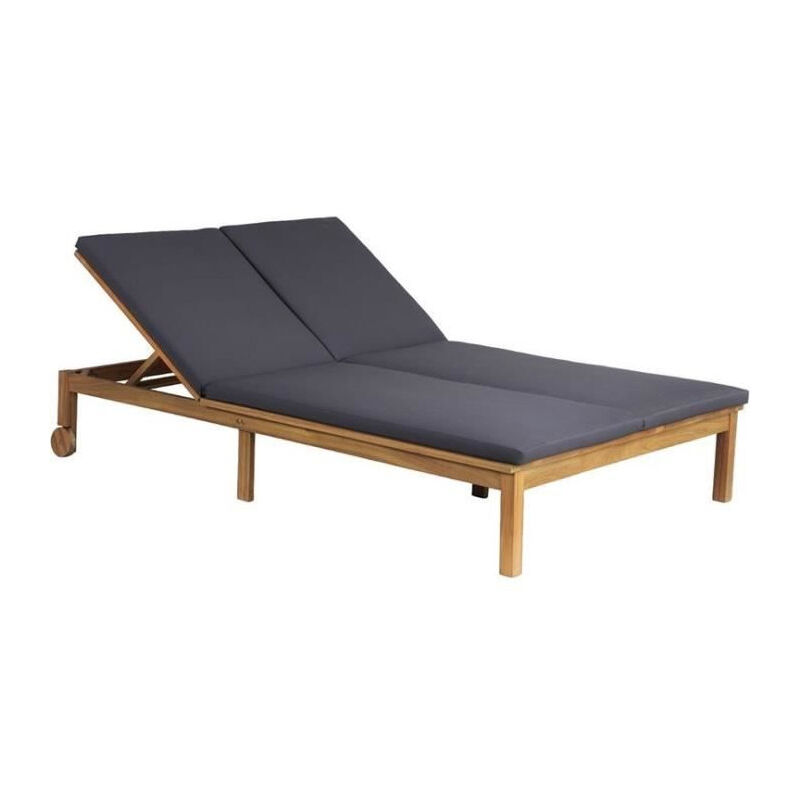 Bain de soleil en bois bergame