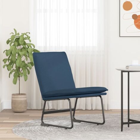 Bain de soleil Moderne - Transat - Fauteuil de jardin relax Bleu 52x75x76 cm Tissu Chic-271504
