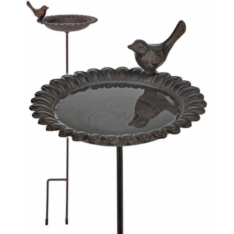 Bain d'oiseaux en aspect antique - hauteur environ 79,5 cm