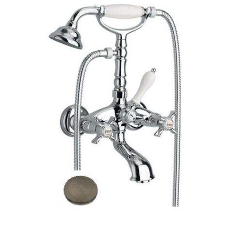 BAIN/DOUCHE CHAMBORD + ACCESSOIRES METAL BROSSE - CRISTINA ONDYNA CH10277