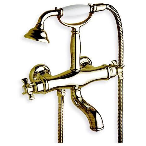 BAIN DOUCHE CHAMBORD THERMOSTATIQUE COMPLET VIEUX BRONZE - CRISTINA ONDYNA CN18292