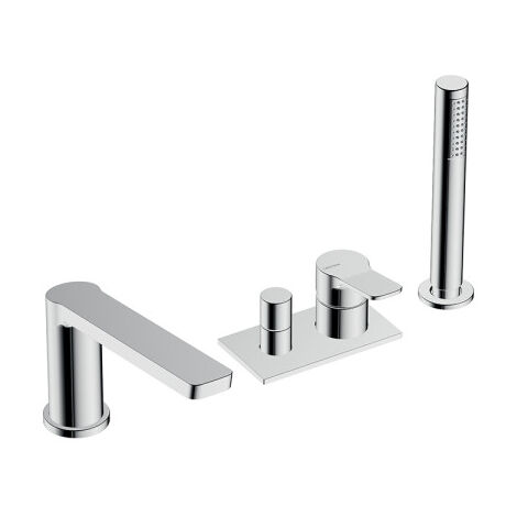 Bain Douche Mitigeur Complet Elevation Avec Douchette Follow Me - CRISTINA ONDYNA EL12151